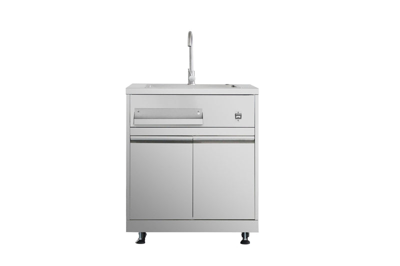 Thor Kitchen Modular Outdoor Kitchen Bar Center with Storage Tray MK01SS304