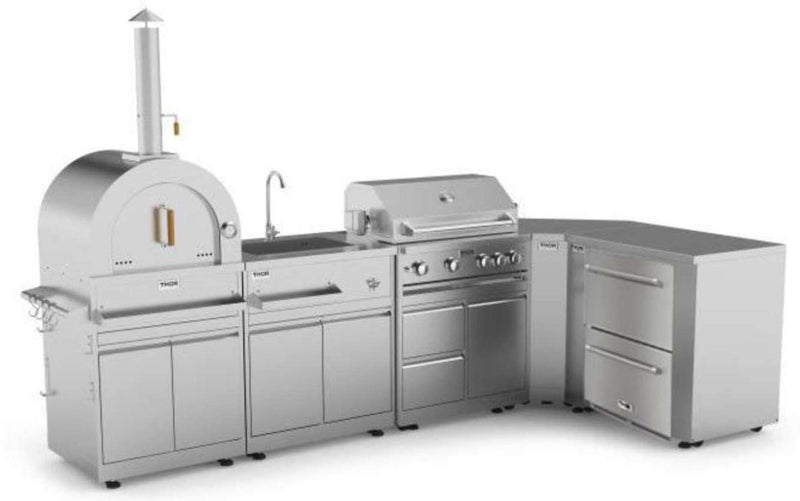 Thor Kitchen Pro Style Built-In Liquid Propane Grill MK04SS304