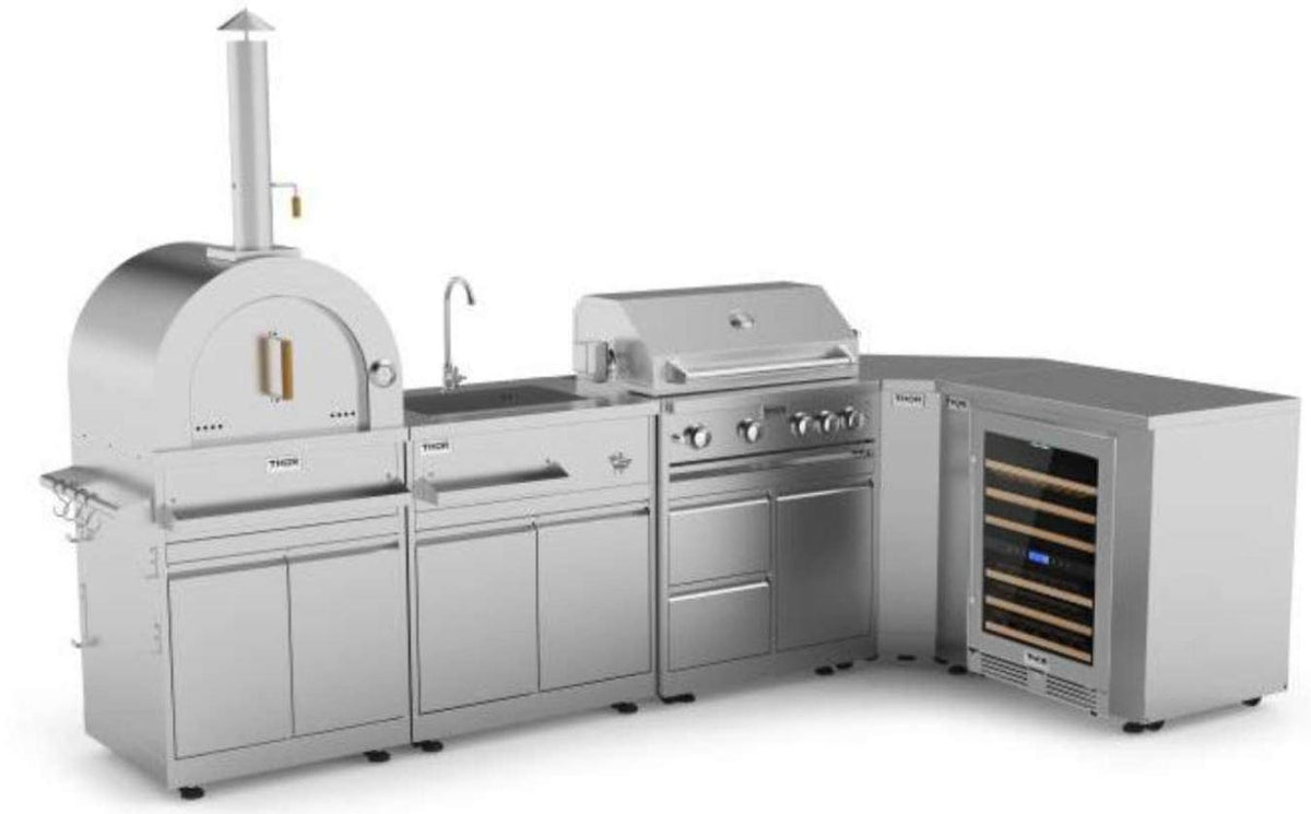 Thor Kitchen Pro Style Built-In Liquid Propane Grill MK04SS304