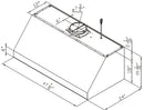 THOR TUCH4818 48" Range Hood 600 CFM Wall Mount
