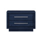 Whiteline Modern Living Alexander Nightstand in Blue Color - NS1937