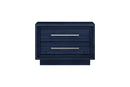 Whiteline Modern Living Alexander Nightstand in Blue Color - NS1937