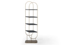 Whiteline Modern Living Koda Oval Bookshelf - DI1936