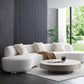 Whiteline Modern Living Perla Curved Sofa - SO2009F