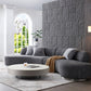 Whiteline Modern Living Perla Curved Sofa - SO2009F