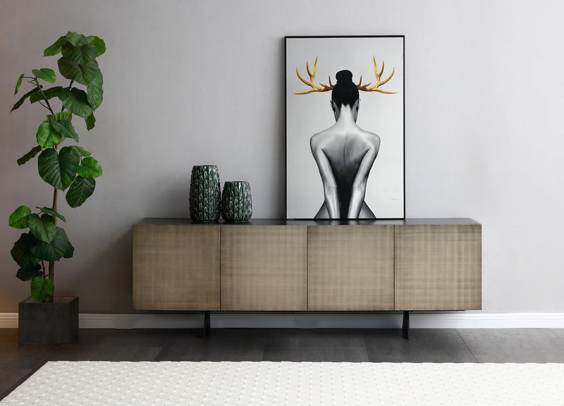 Whiteline Modern Living Raul Buffet - SB1933-BRZ