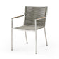 Whiteline Modern Living Rhea Outdoor Dining Armchair - DAC1834-LBRN