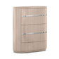 Whiteline Modern Living Waves Chest of Drawers - CD1753-BEI