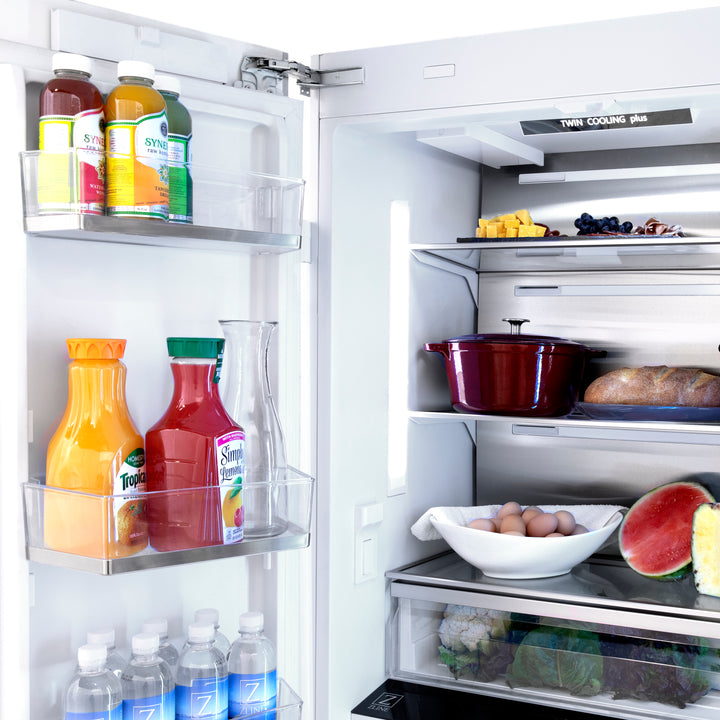 zline-36-19-6-cu-ft-panel-ready-built-in-3-door-french-door-refrigerator-with-internal-water-and-ice-dispenser-rbiv-36