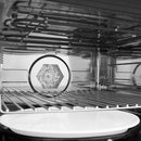 ZLINE Autograph Edition 24" 1.6 cu ft. Built-in Convection Microwave Oven in Black Stainless Steel with Accents MWOZ-24-BS