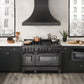 ZLINE 48" Kitchen Package with Black Stainless Steel Dual Fuel Range and Convertible Vent Range Hood (2KP-RABRH48)