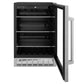 ZLINE 24 in. Monument 154 Can Beverage Fridge in Stainless Steel RBV-US-24