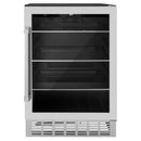 ZLINE 24 in. Monument 154 Can Beverage Fridge in Stainless Steel RBV-US-24