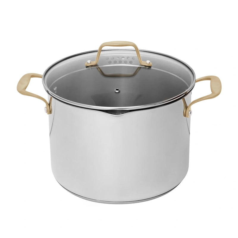 ZLINE 10-Piece Non-Toxic Stainless Steel and Nonstick Ceramic Cookware Set CWSETL-NS-10