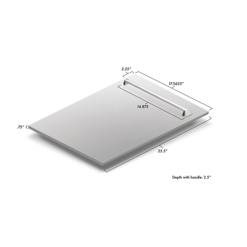 ZLINE 18" Compact Top Control Dishwasher in Custom Panel