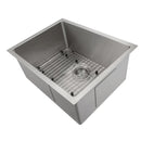 ZLINE 23" Meribel Undermount Single Bowl Kitchen Sink with Bottom Grid 