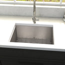 ZLINE 23" Meribel Undermount Single Bowl Kitchen Sink with Bottom Grid 