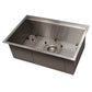 ZLINE 27" Garmisch Undermount Single Bowl Kitchen Sink with Bottom Grid and Accessories 