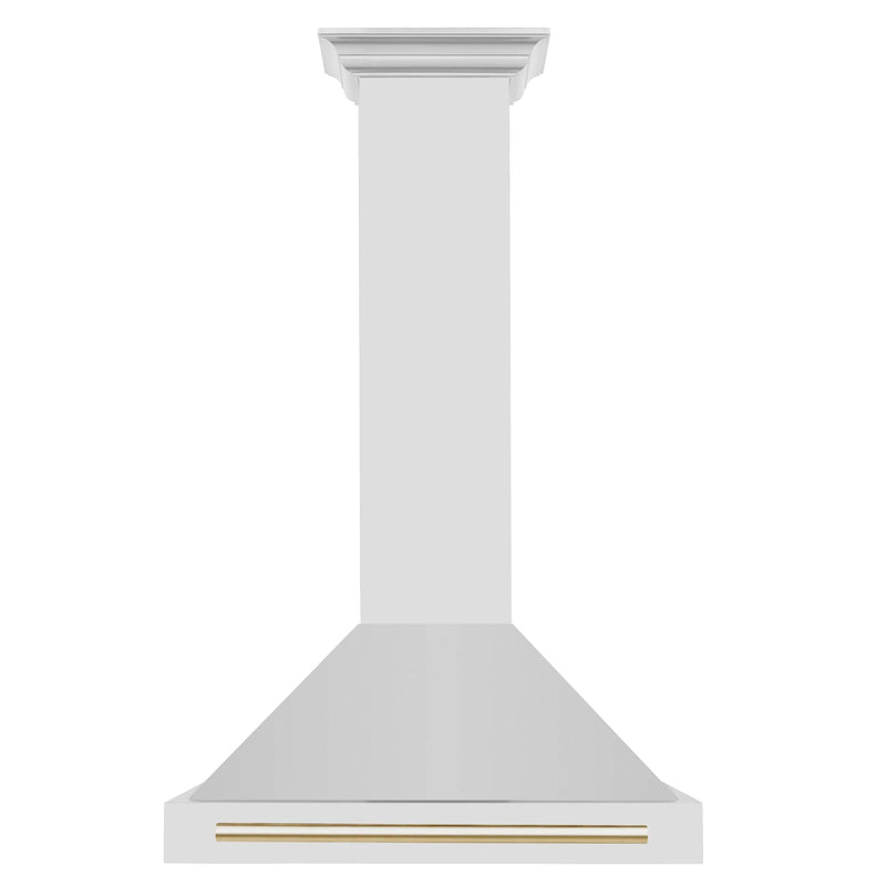 ZLINE 30" Autograph Edition Stainless Steel Range Hood with Stainless Steel Shell KB4STZ-30