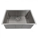 ZLINE 30" Meribel Undermount Single Bowl Kitchen Sink with Bottom Grid