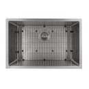 ZLINE 30" Meribel Undermount Single Bowl Kitchen Sink with Bottom Grid