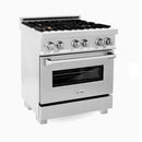ZLINE 30" Professional Dual Fuel Range With Gas Stove and Electric Oven in Dura Snow Stainless Steel