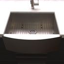 ZLINE 33" Vail Farmhouse Apron Mount Single Bowl Kitchen Sink with Bottom Grid 