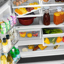 ZLINE 36" Autograph Edition 22.5 cu. ft Freestanding French Door Refrigerator with Ice Maker in Fingerprint Resistant Stainless Steel