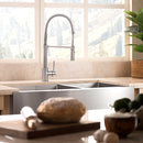 ZLINE 36" Courchevel Farmhouse Apron Mount Double Bowl Kitchen Sink with Bottom Grid 