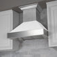 ZLINE Appliance Package - 36" Dual Fuel Range in DuraSnow® with White Matte Door & 36" Range Hood Package - 2KP-RASWMRH36