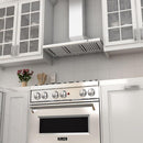 ZLINE Appliance Package - 36 in. Dual Fuel Range with DuraSnow® Door & 36 in. Range Hood - 2KP-RASNRH36