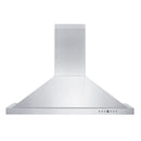 ZLINE Appliance Package - 36 in. Dual Fuel Range with DuraSnow® Door & 36 in. Range Hood - 2KP-RASNRH36