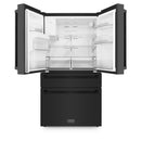 ZLINE 36 In. French Door Refrigerator Counter Depth Fingerprint with Water and Ice Dispenser