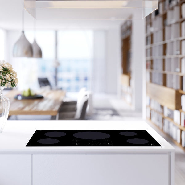 zline cooktop 36 with 5 burners in white tabletop
