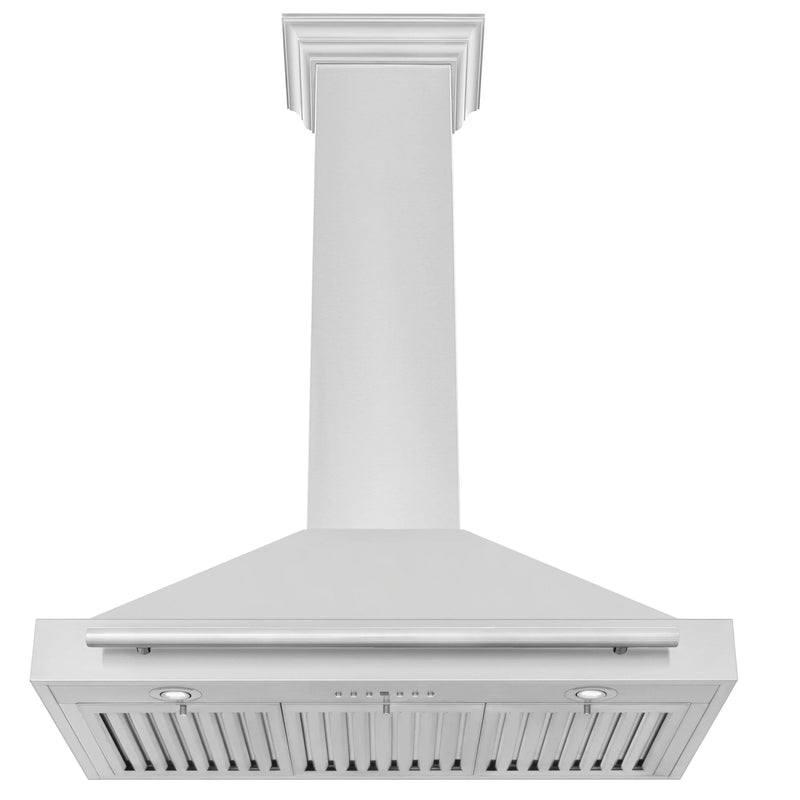 ZLINE 36" Stainless Steel Range Hood with Stainless Steel Handle 
