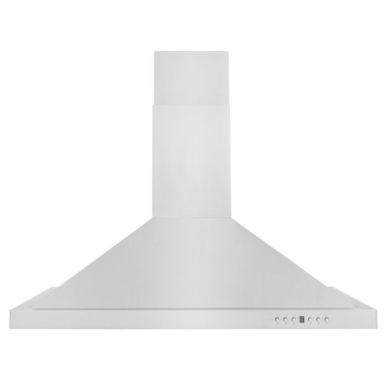 ZLINE 4-Piece Appliance Package - 30 In. Rangetop, Range Hood, Refrigerator, and Double Wall Oven in Stainless Steel - 4KPR-RTRH30-AWS
