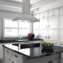 ZLINE 4-Piece Appliance Package - 30 In. Rangetop, Range Hood, Refrigerator, and Double Wall Oven in Stainless Steel - 4KPR-RTRH30-AWS