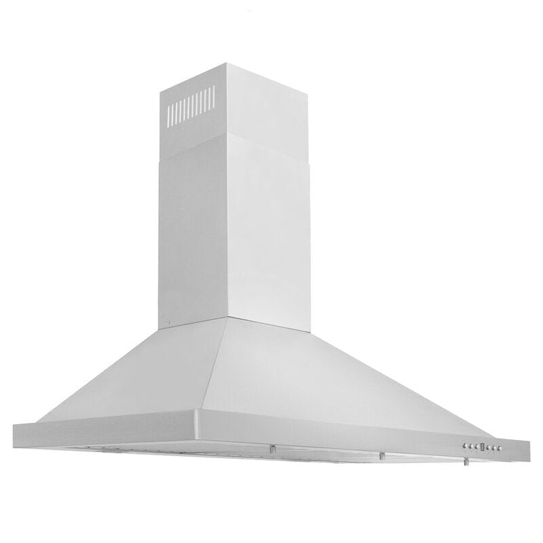 ZLINE 4-Piece Appliance Package - 30 In. Rangetop, Range Hood, Refrigerator, and Double Wall Oven in Stainless Steel - 4KPR-RTRH30-AWS