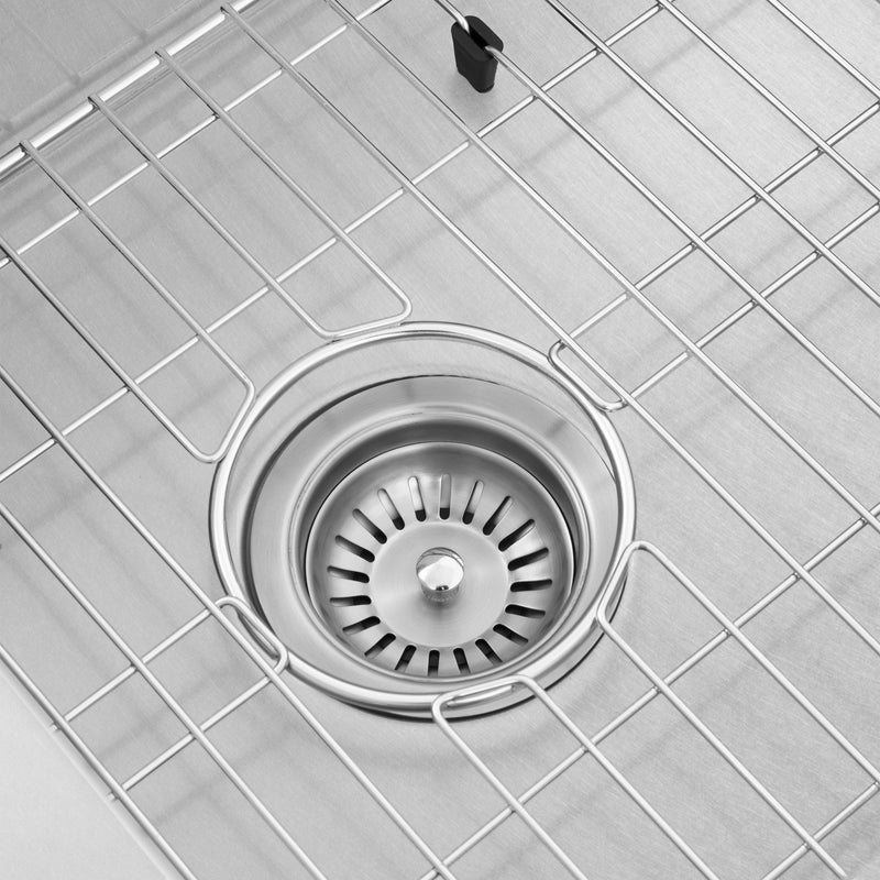 ZLINE 45" Garmisch Undermount Single Bowl Kitchen Sink with Bottom Grid and Accessories 