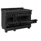 ZLINE 48" Black Stainless 6.0 cu.ft. 7 Gas Burner/Electric Oven Range