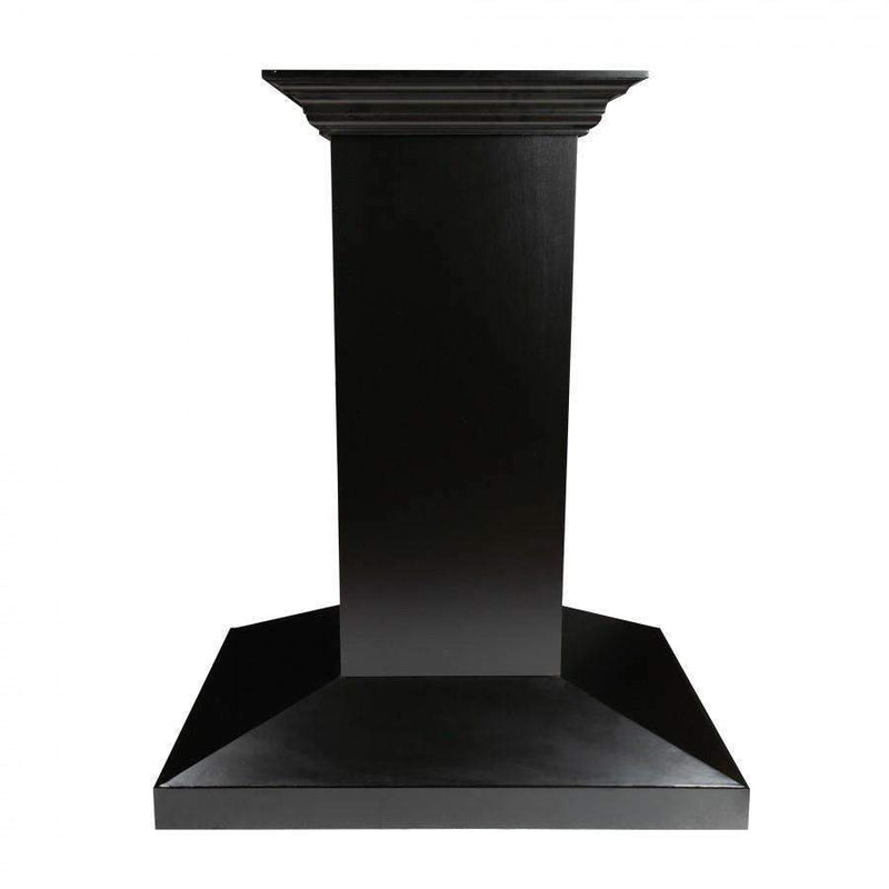 ZLINE 48-Inch Designer Wooden Island Range Hood with Crown Molding (KBiCC-48)