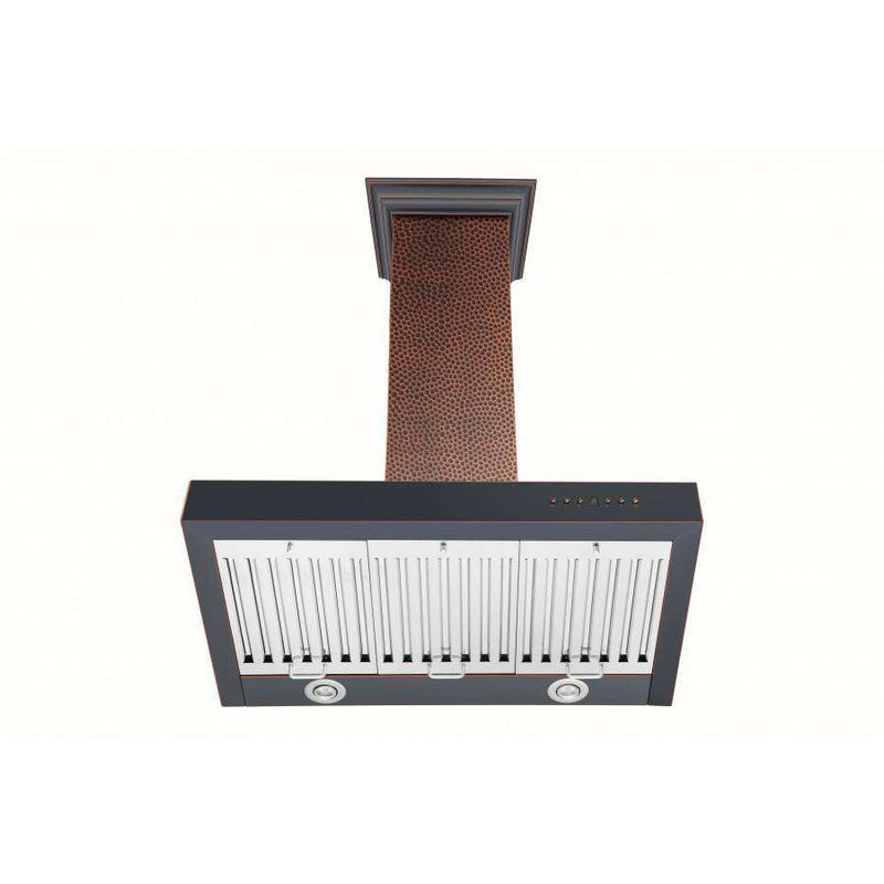 ZLINE 48-Inch Hand-Hammered Copper Wall Range Hood (KB2-HBXXX-48)
