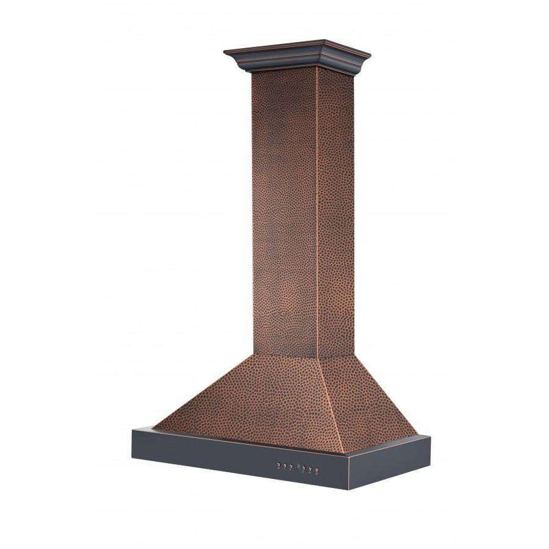 ZLINE 48-Inch Hand-Hammered Copper Wall Range Hood (KB2-HBXXX-48)