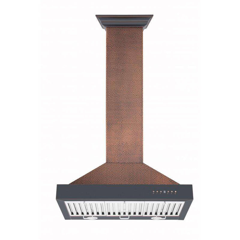 ZLINE 48-Inch Hand-Hammered Copper Wall Range Hood (KB2-HBXXX-48)