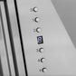 ZLINE 48 Inch Autograph Edition Stainless Steel Range Hood with Champagne Bronze Handle, 8654STZ-48-CB