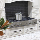 ZLINE 48" Porcelain Rangetop in DuraSnow Stainless Steel with 7 Gas Burners - RTS-48
