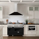ZLINE 48" Stainless Steel Range Hood with Shell and Stainless Steel Handle 