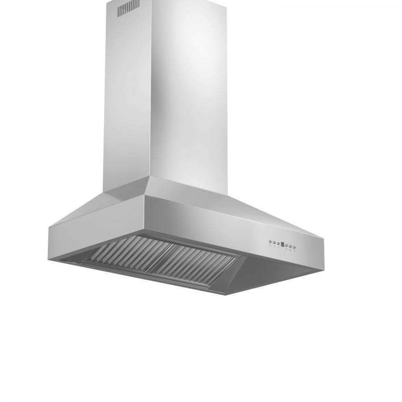 ZLINE 60-Inch Ducted Wall Mount Range Hood in Outdoor Approved Stainless Steel (697-304-60)