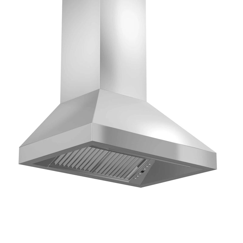 ZLINE 60-Inch Professional Convertible Vent Wall Mount Range Hood in Stainless Steel (597-60)