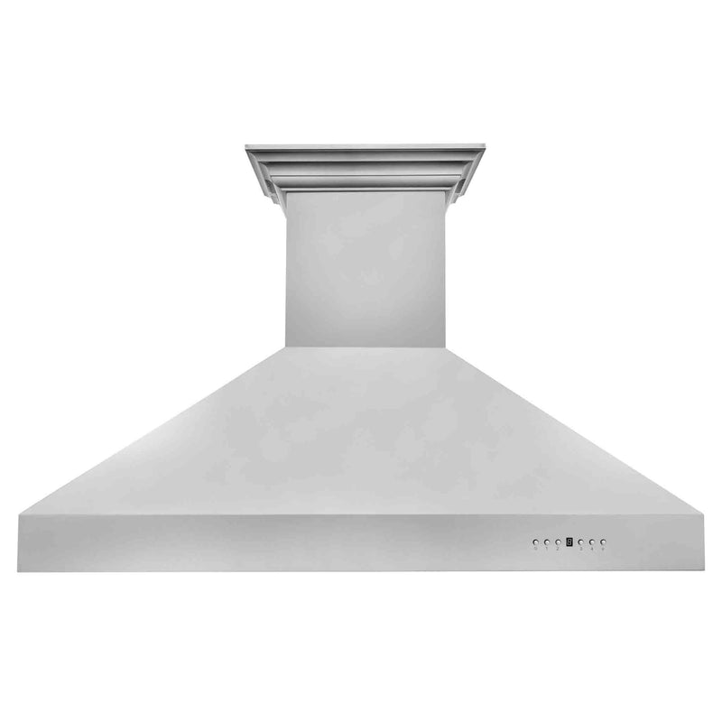 ZLINE 60-Inch Professional Wall Mount Range Hood in Stainless Steel with Built-in CrownSound® Bluetooth Speakers (667CRN-BT-60)